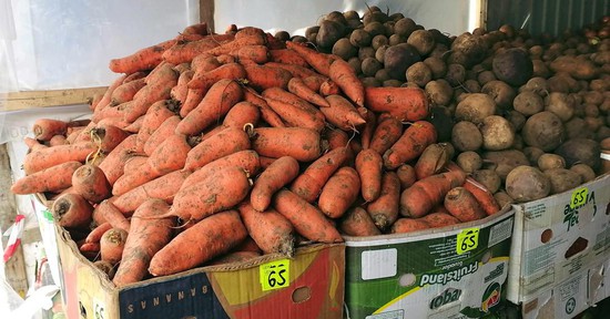 Цены на морковь  и свеклу  в розницу.