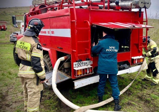 Пожарно-спасательный расчёт. ГУ МЧС России по Ставропольскому краю