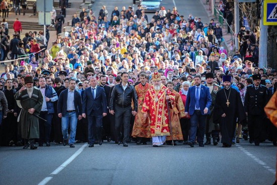 Пасхальный крестный ход. Ставропольская и Невинномысская епархия