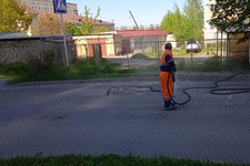 Ямочный ремонт. Пресс-служба администрации города Ставрополя