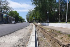 Ремонт автодороги недалеко от Михайловска. Пресс-служба миндортранспорта Ставропольского края