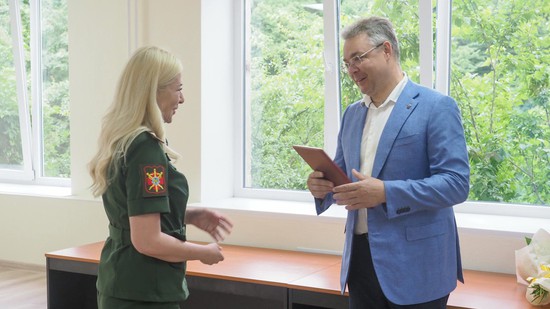 Награждение медиков военного госпиталя в Ставрополе