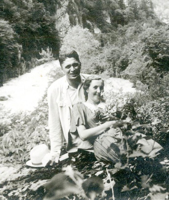Супруги Поповы в послевоенные годы