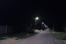 В частном секторе Ставрополя появляются современные уличные светильники