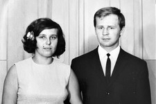 Димитрий и Татьяна Котовы в день бракосочетания 6 июня 1970 года