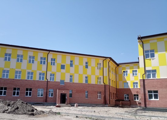 Строящаяся в Кочубеевском школа. Минстройархитектуры Ставропольского края