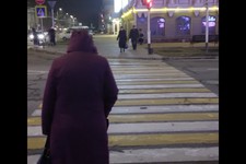 «Зебра» и пешеход в Ставрополе