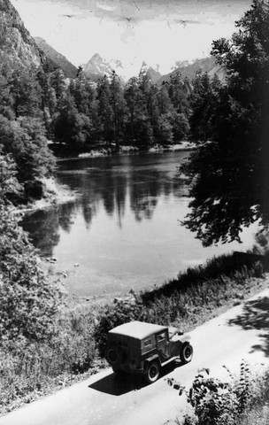 Тебердинский  государственный заповедник.  Озеро Кара-Кель. 1956 год