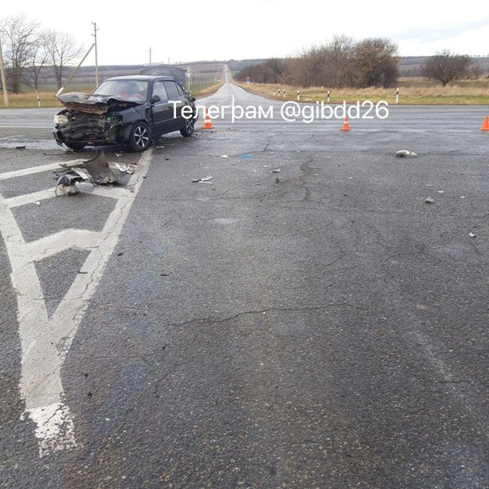 ДТП с пострадавшими по вине водителя фуры произошло на Ставрополье. Фото ГИБДД СК