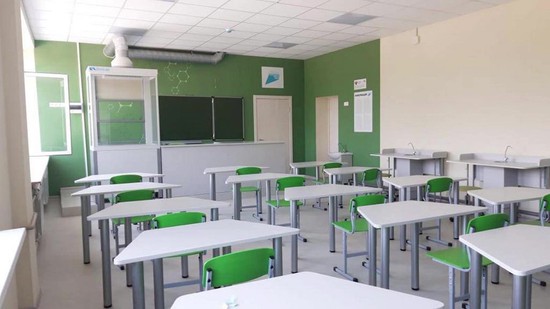 Обновленные помещения ставропольских школ. На фото - кадры из видео в телеграм Владимира Владимирова