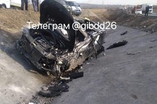 Два водителя из соседних республик погибли на Ставрополье в ДТП. Фото ГИБДД СК