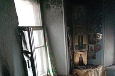 Пожар в частном доме на Ставрополье. Фото ПАСС СК