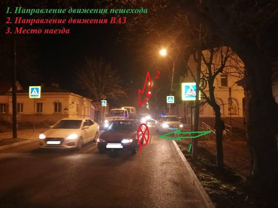 В Ставрополе за один день под колеса авто попали 2 пешехода. Фото ГИБДД города