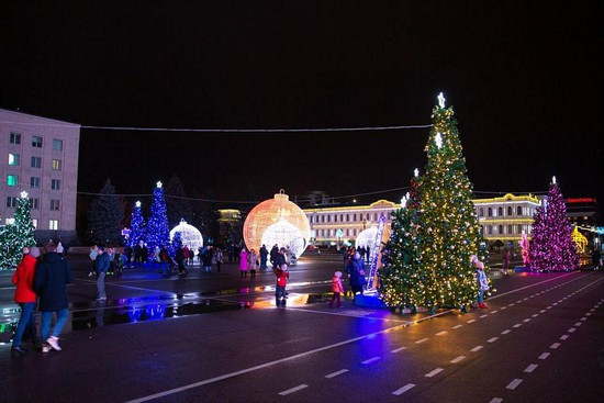 Ставрополь в ожидании Нового года. Фото администрации города