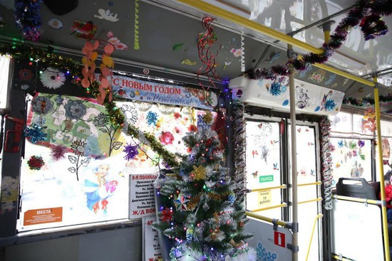Новогодний троллейбус проедет по улицам Ставрополя