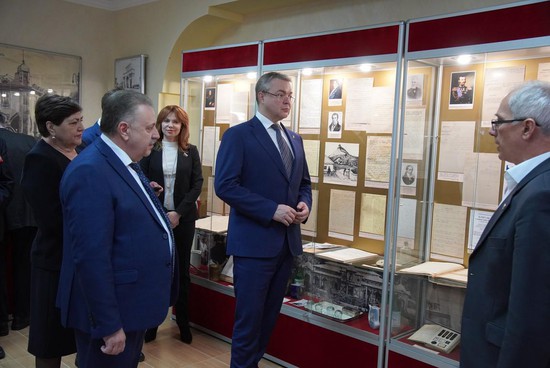 На открытии выставки в государственном архиве Ставропольского края побывал губернатор Владимир Владимиров