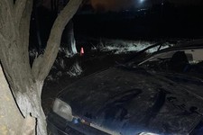 В Изобильненском округе нетрезвый водитель перевернулся в автомобиле. Фото ГИБДД СК