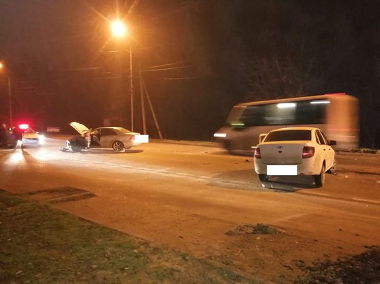 В Ставрополе нетрезвый водитель спровоцировал аварию Фото ГИБДД СК