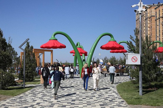 Ставрополье ежегодно прирастает благоустроенными пространствами благодаря поддержке федерального центра. Фото администрации Ставрополя