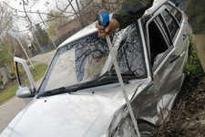 В Новоалександровске столкнулись 2 автомобиля. Фото ГИБДД СК