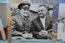 Юрий Гагарин и Сергей Королев