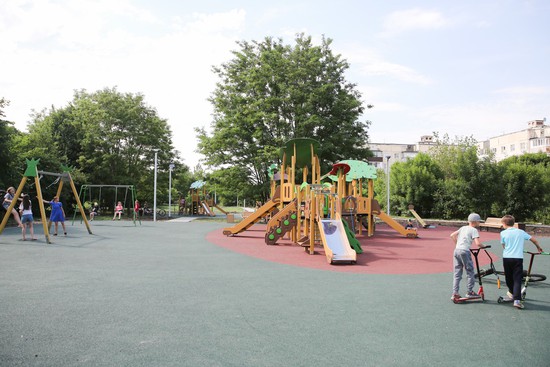 Новая детская площадка в Ставрополе. Пресс-служба администрации города