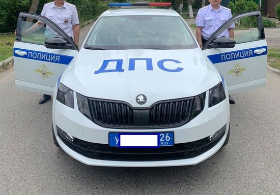 Пьяного водителя остановили сотрудники ДПС ОГИБДД в Новопавловске. УГИБДД по Ставрополью  