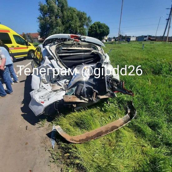 Пенсионер серьезно пострадал в ДТП с грузовиком на Ставрополье. Фото ГИБДД СК