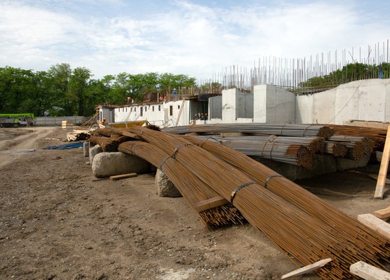 Каркас будущей школы на Чапаевке. Пресс-служба администрации города Ставрополя